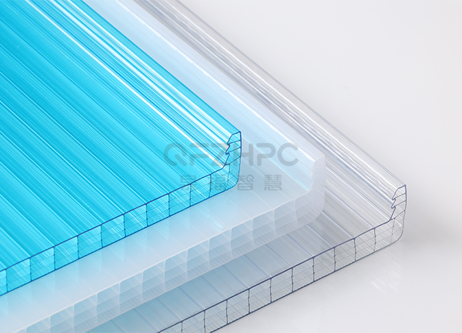 四層矩形U型鎖扣陽光板