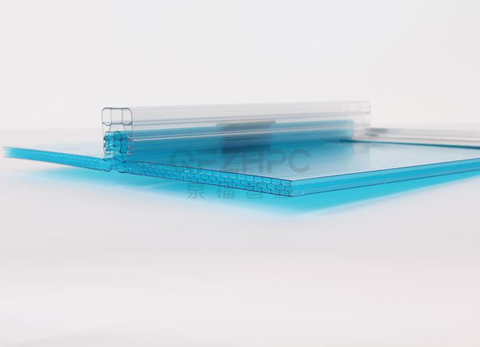 蜂窩型U型鎖扣陽光板