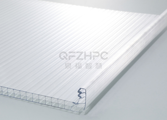 三層矩形U型鎖扣陽光板