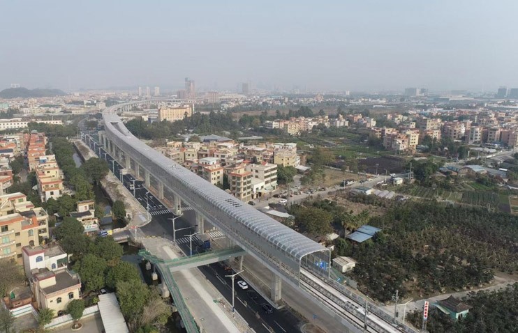 杭州機場軌道快線聲屏障