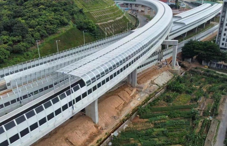 佛山地鐵2號線全封閉式聲屏障項目